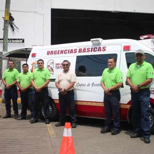 Fortalece San Andrés Tuxtla atención prehospitalaria con nueva ambulancia para Protección Civil