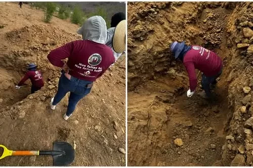 Localizan restos de tres hombres en fosas clandestinas de Sinaloa; madres buscadoras exigen mayor apoyo