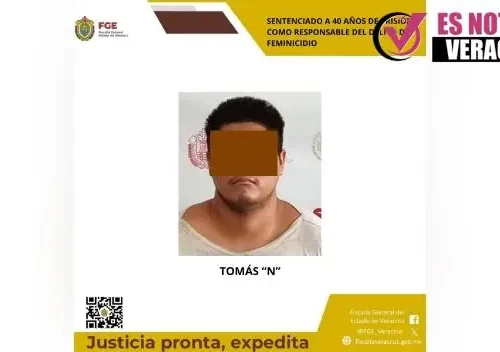 Sentencian a 40 años de prisión a hombre que asesinó a su abuela en Santiago Tuxtla
