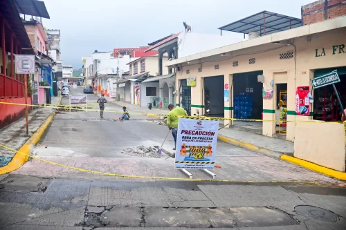 Programa de bacheo alcanza 55% de avance en San Andrés Tuxtla
