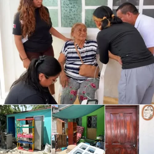 Adulta mayor es desalojada de su vivienda en Minatitlán; ciudadanos solicitan apoyo para ella
