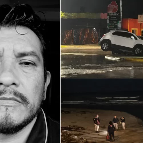 Hombre muere arrastrado por la corriente tras caer con su vehículo a un canal en Coatzacoalcos