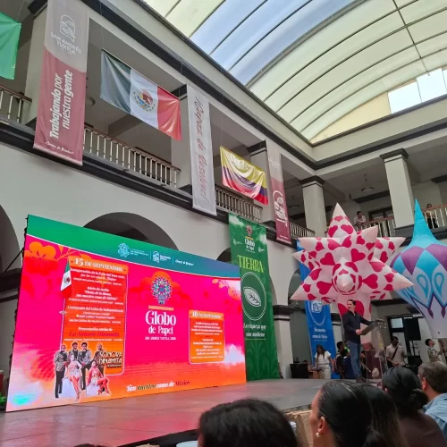 Presentan la imagen oficial del Festival Internacional del Globo de Papel San Andrés Tuxtla 2026