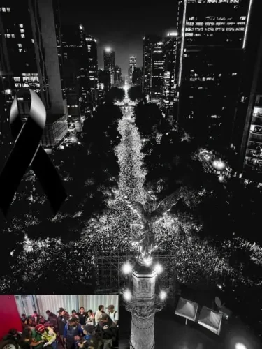 Dos personas mueren por asfixia durante festejos por triunfo de México en el Ángel de la Independencia