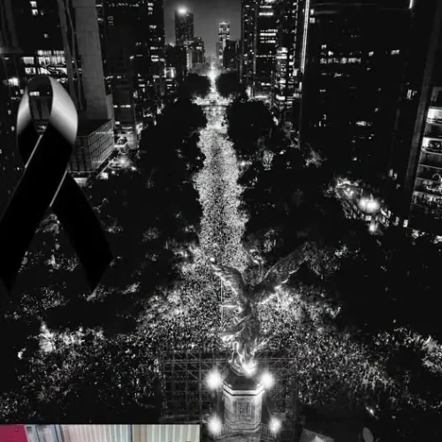 Dos personas mueren por asfixia durante festejos por triunfo de México en el Ángel de la Independencia