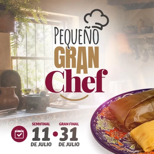 Invitan a niñas y niños a participar en el concurso «Pequeño Gran Chef» para preservar la tradición del tamal sanandrescano