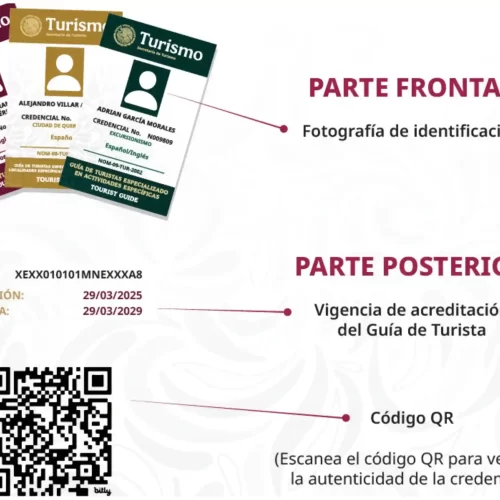 Sectur invita a identificar a los Guías de Turistas acreditados durante estas vacaciones de verano