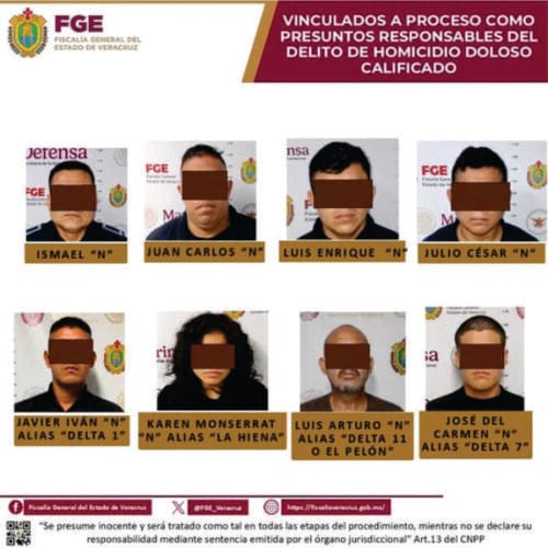 Vinculan a proceso a 8 implicados en homicidio  de la periodista Roxana Guzmán en Veracruz