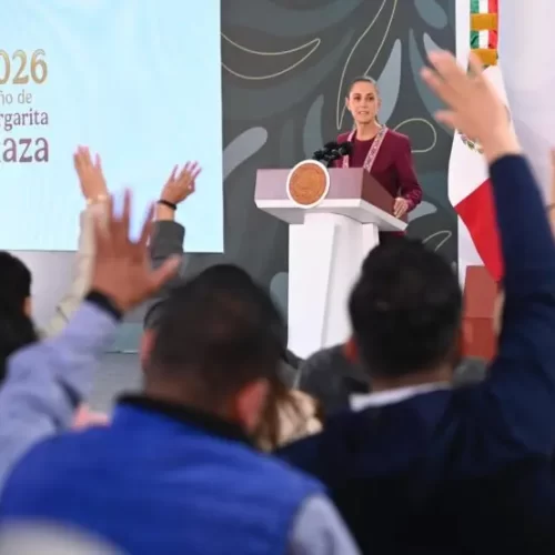 Erradicar extorsión, objetivo en Michoacán: Sheinbaum