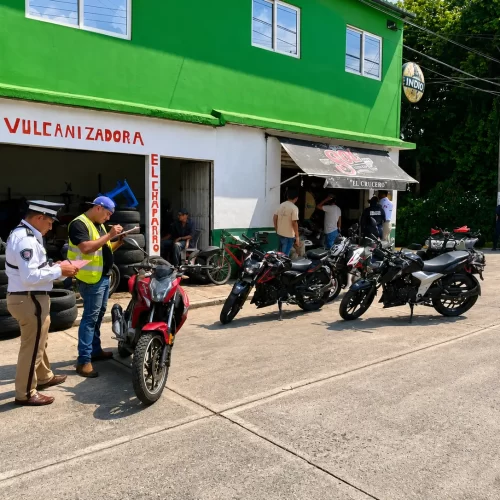 Operativo «Cero Tolerancia» deja más de 20 motocicletas aseguradas y dos detenidos en San Andrés Tuxtla