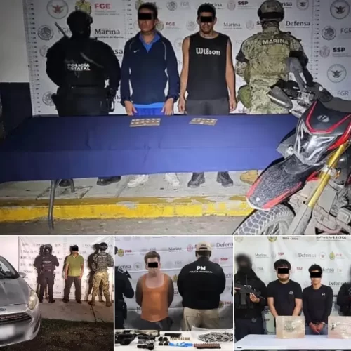 Operativos en Veracruz dejan 41 detenidos, cuatro víctimas rescatadas y decomisos de droga, armas y vehículos