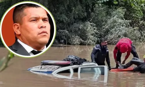Subdirector de Policía muere al intentar rescatar a tres mujeres durante inundaciones en Puebla