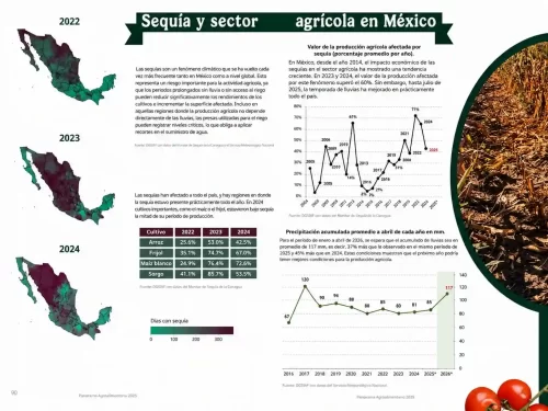 Sequías y lluvias en México, un panorama para la agricultura en 2026